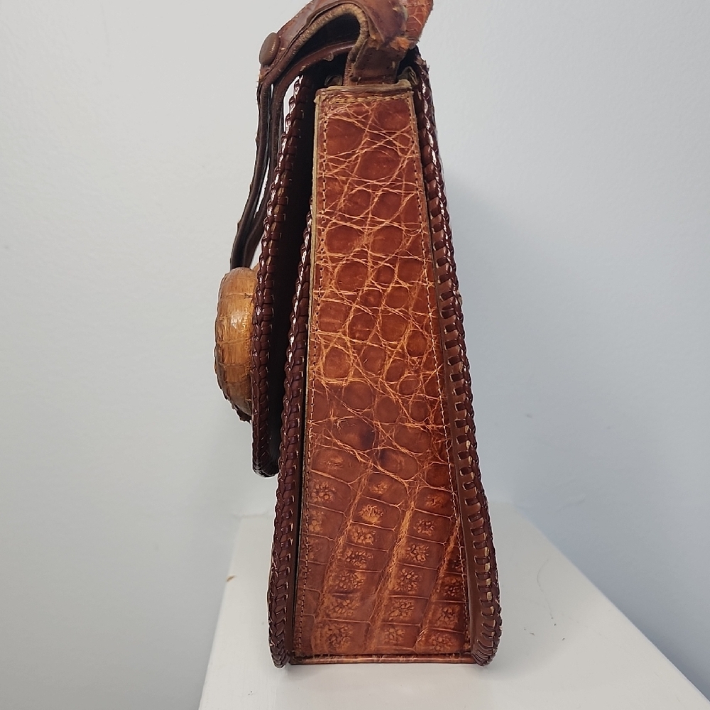 Baby Alligator Shoulder Bag Purse - Picture 5 of 15